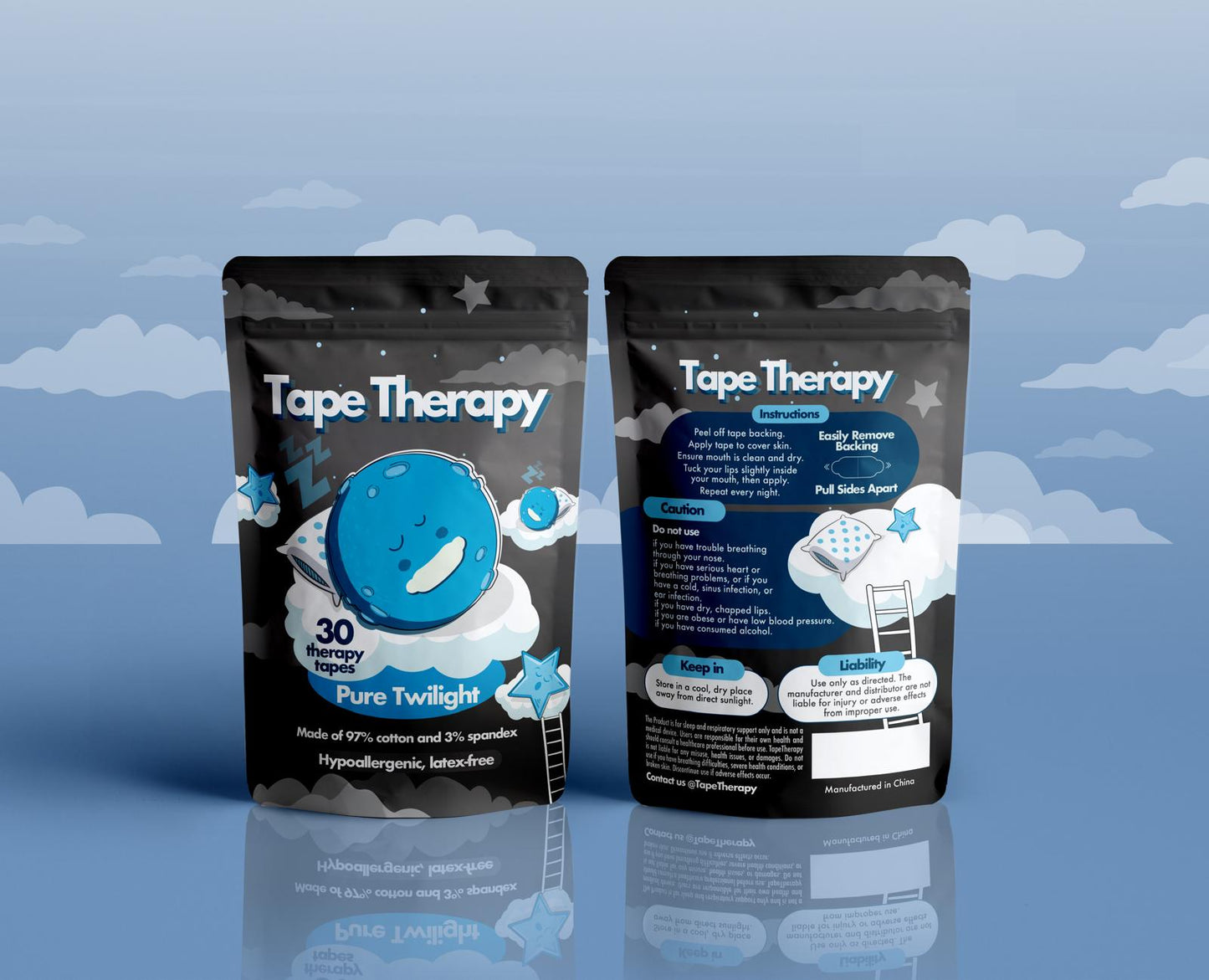 Premium Pure Twilight Mouth Tape for Better Sleep